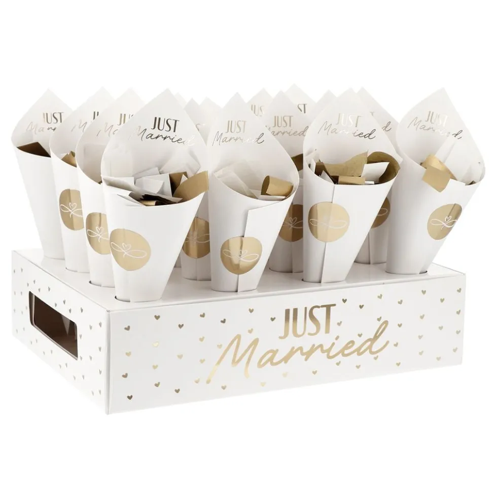 Konfettistrut Kit Just Married