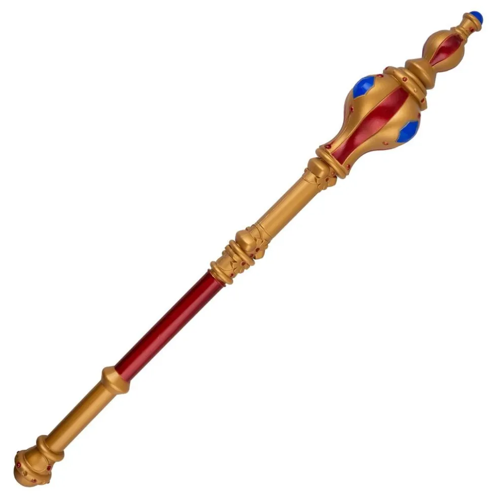 Kongescepter Guld/Rød