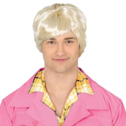 Kort Lysblond Paryk