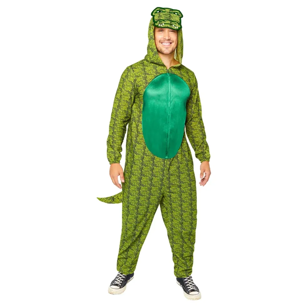Krokodille Onesie Kostume