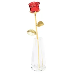 Krystalrose med Vase