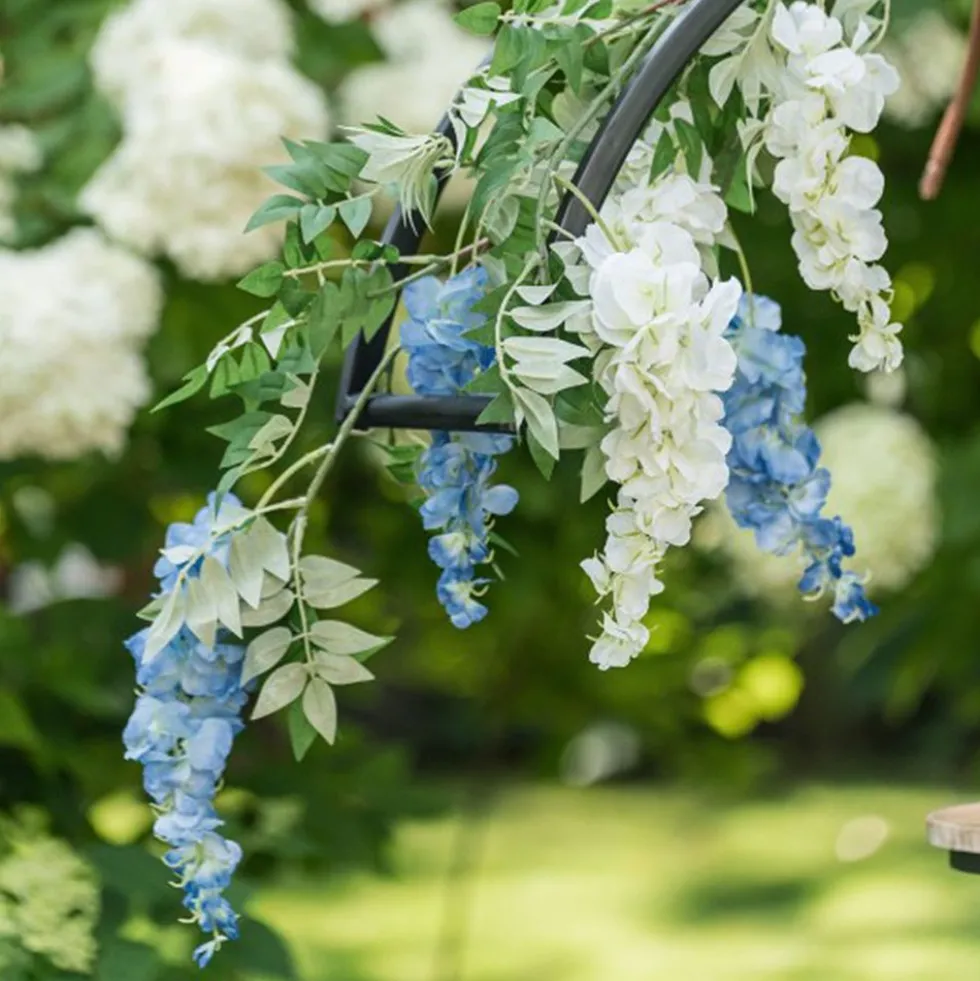 Kunstig Blomst Blåregn Hvid