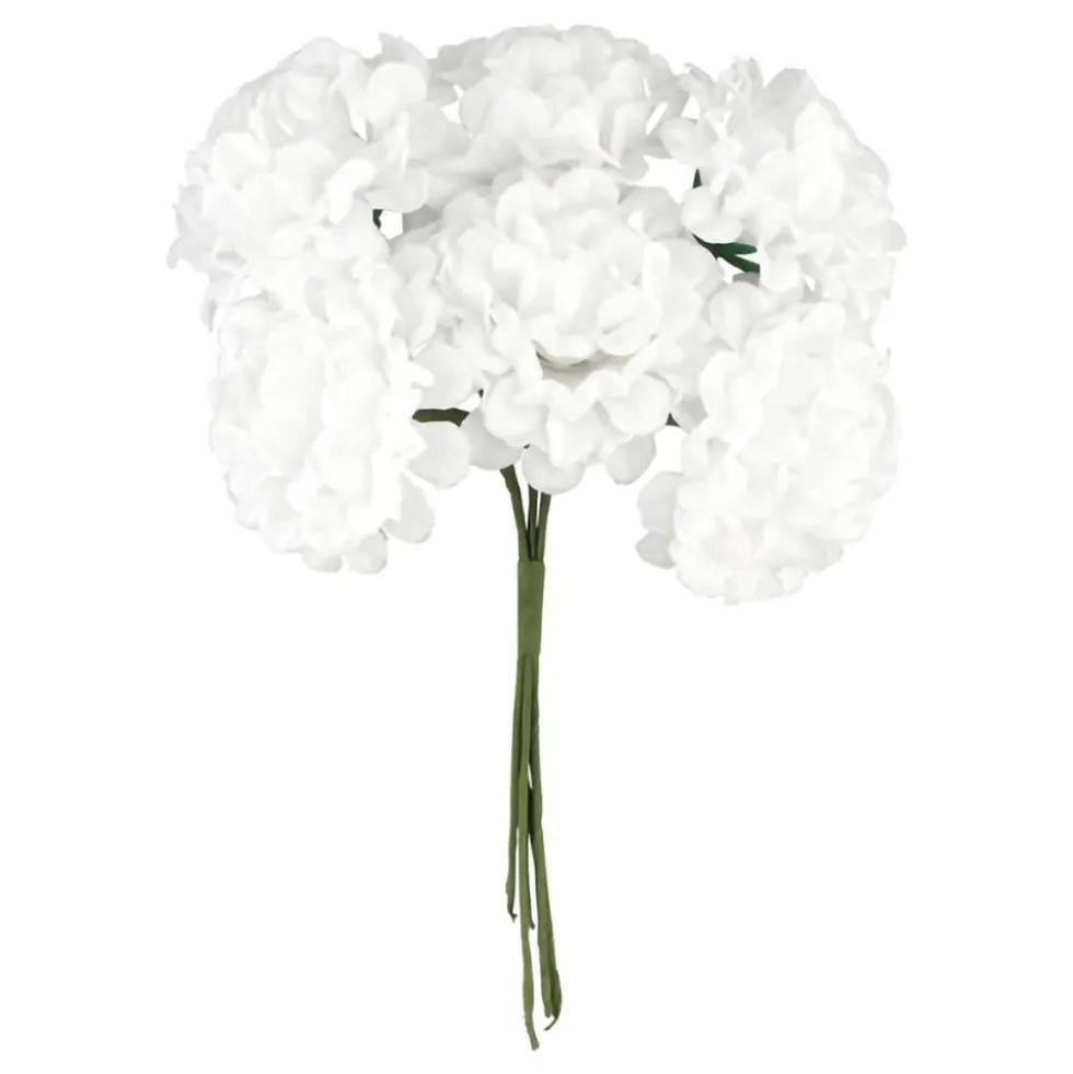 Kunstig Blomsterbuket Hortensia Hvid