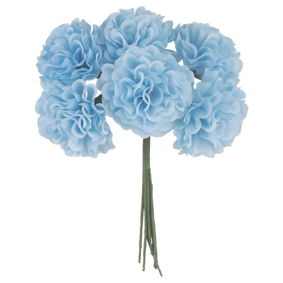 Kunstig Blomsterbuket Hortensia Lyseblå