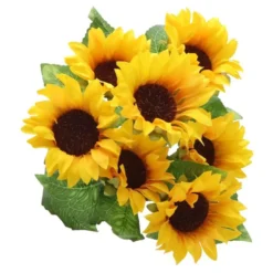 Kunstig Blomsterbuket Solsikker