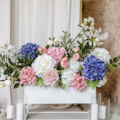 Kunstig Blomst Hortensia Lyserød