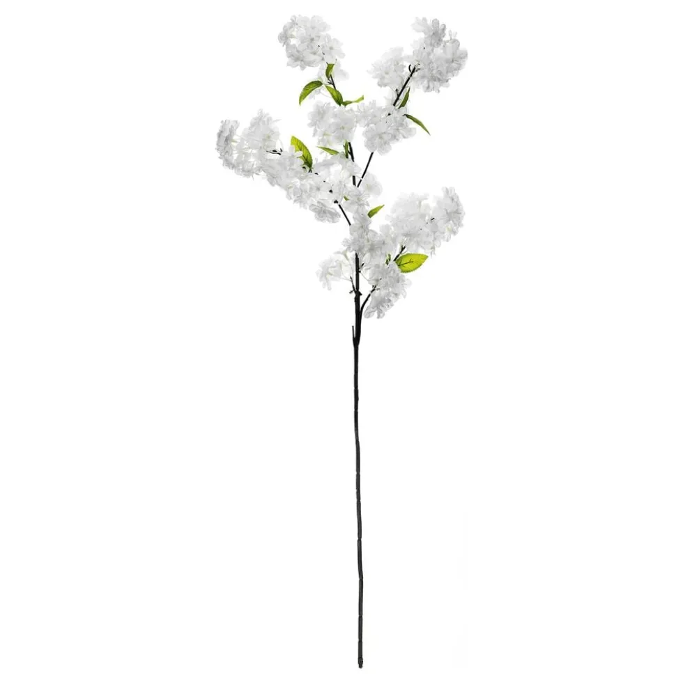Kunstig Blomst Kirsebærblomst Hvid