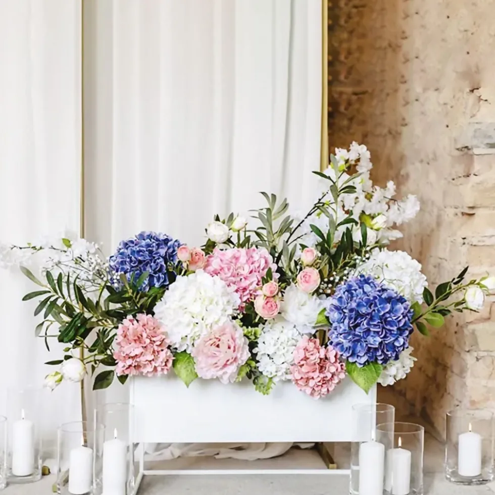 Kunstig Hortensia Lyserød