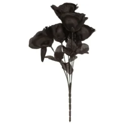 Kunstig Sort Blomsterbuket
