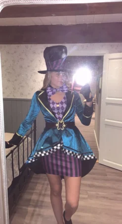 Kvindelig Mad Hatter Kostume Deluxe