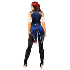 Kvindelig Pirat Deluxe Kostume