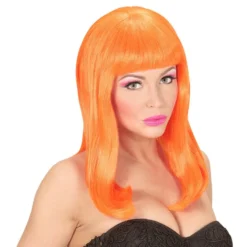 Lang Neon Orange Paryk