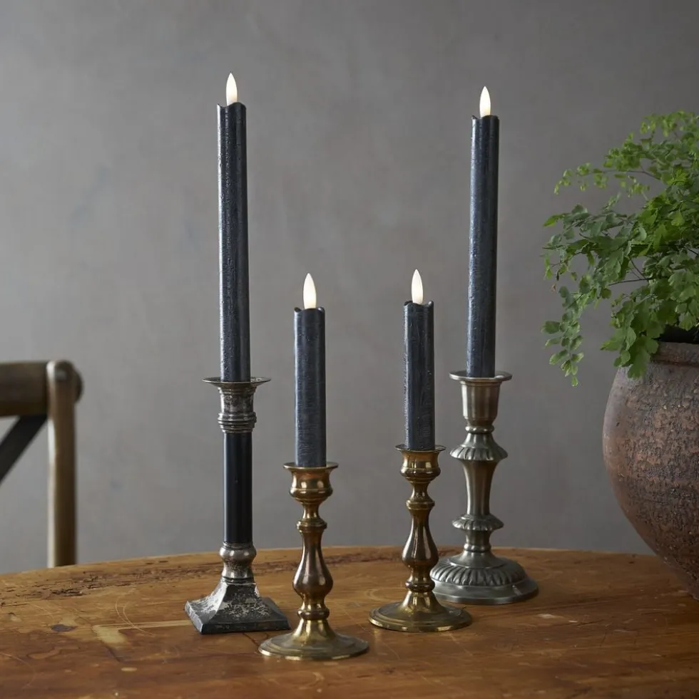 LED Antiklys Korte Rustic Sort