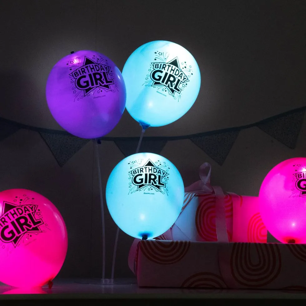 LED-Balloner Birthday Girl