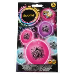 LED-Balloner Birthday Girl