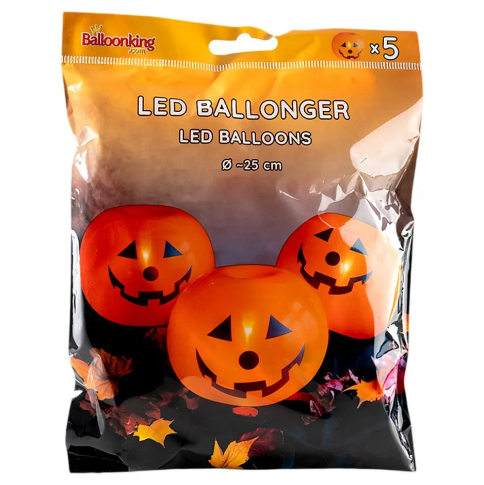 LED-balloner Halloween Græskar