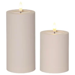 LED Bloklys Soft Beige