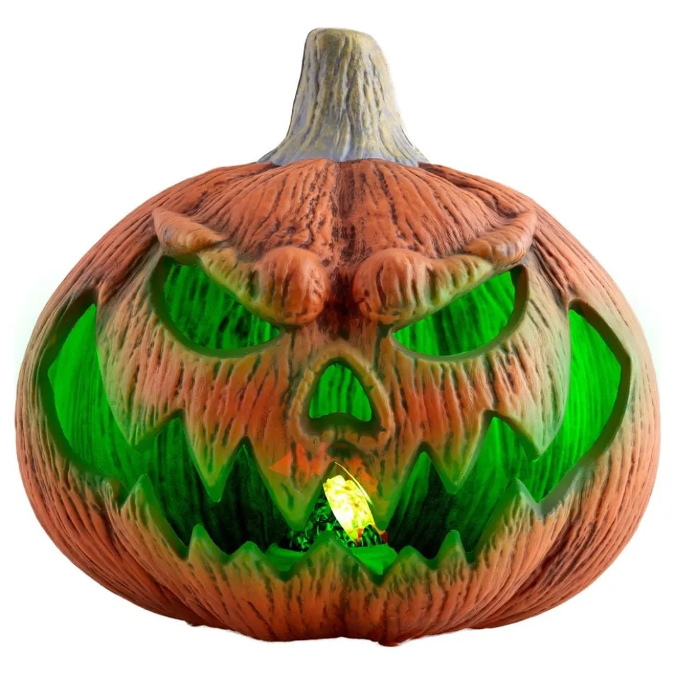 LED halloween-græskar med lydprop