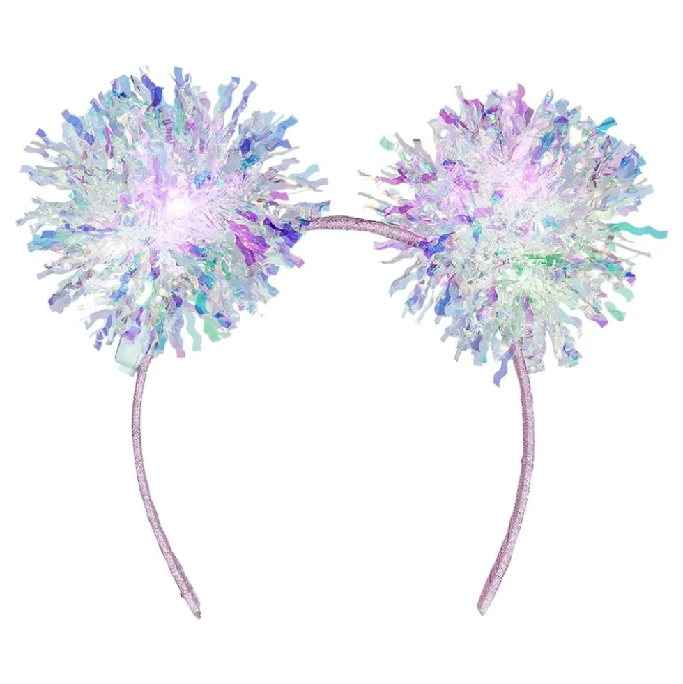 LED Hårbøjle Pompom