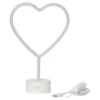LED-Lampe Hjerte med Neoneffekt