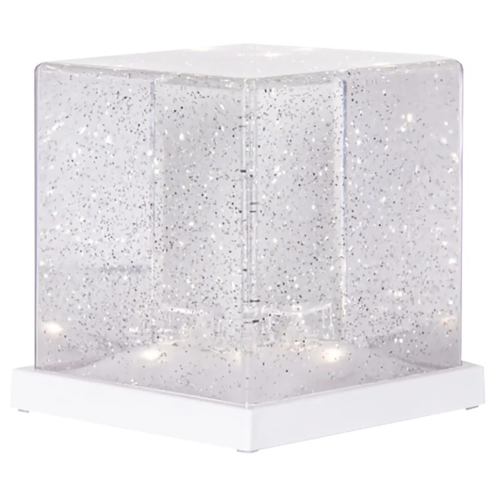 LED Lampe med Snefald