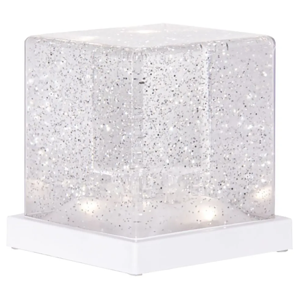 LED Lampe med Snefald