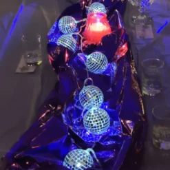 LED-lyskæde Discokugle