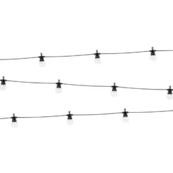 LED-Lyskæde Sort