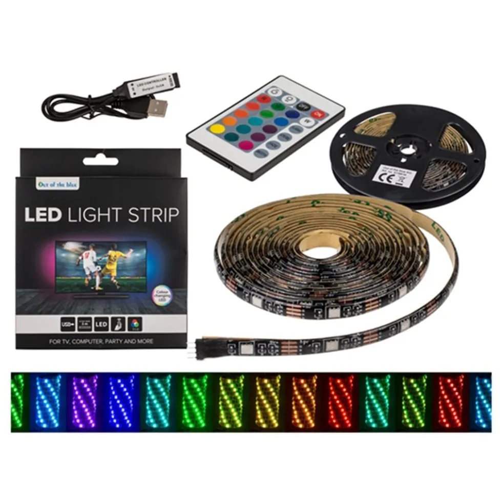 LED-Lyskæde USB med Fjernbetjening