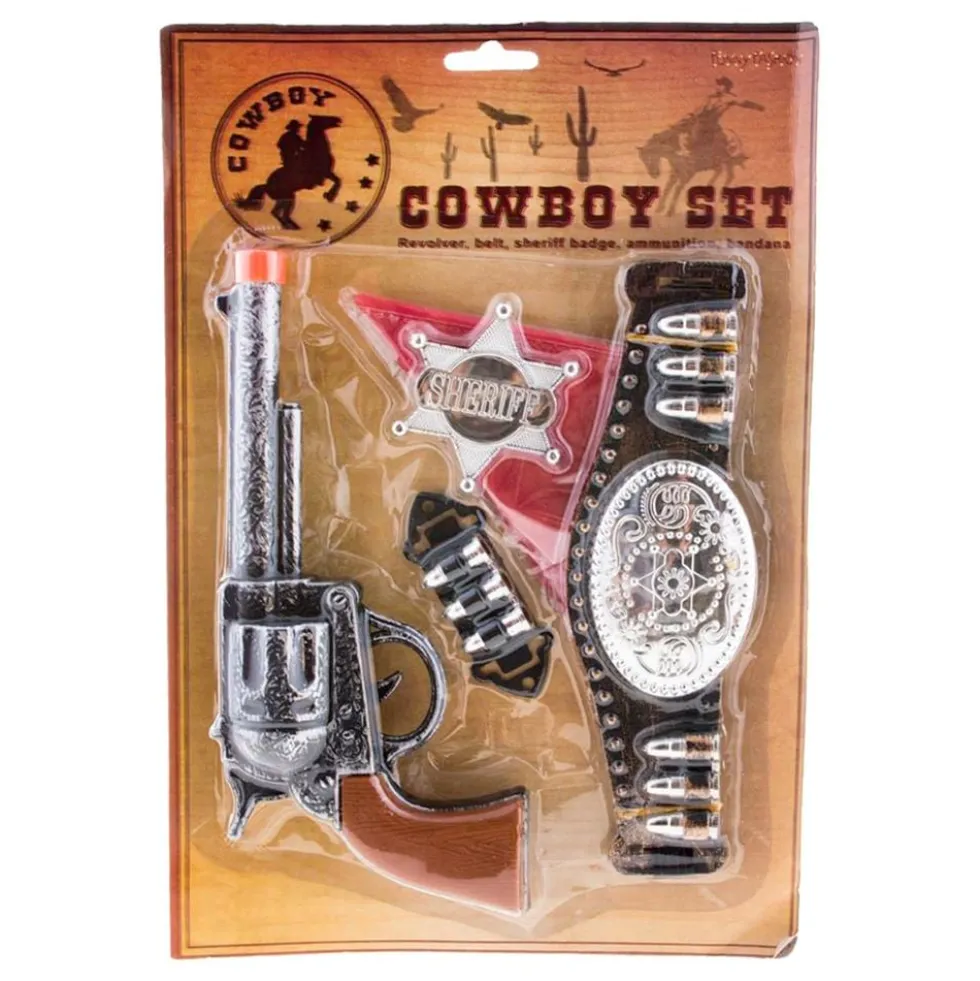 Legetøjssæt Cowboy med Revolver til Børn