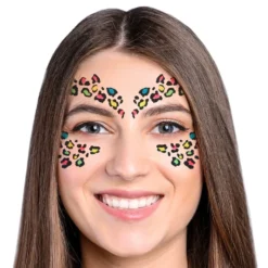 Leopard Glitter Selvklæbende Makeup