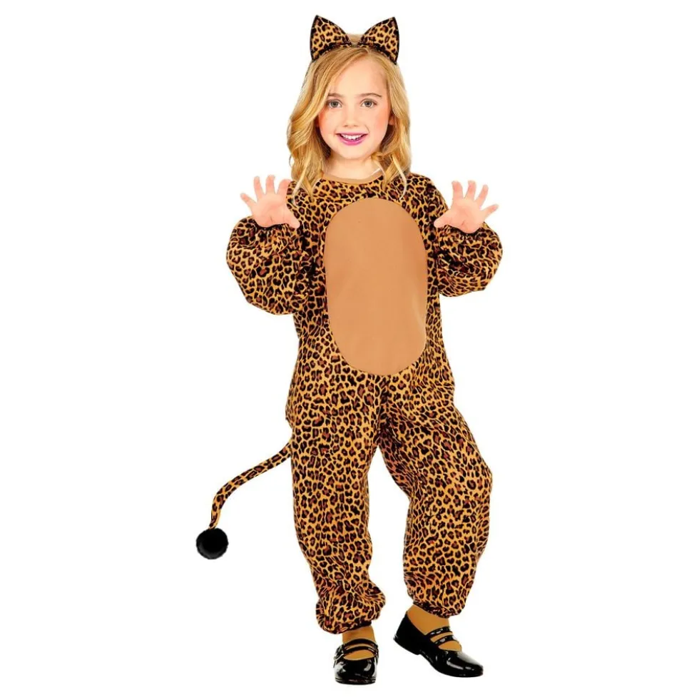 Leopard Jumpsuit Børnekostume