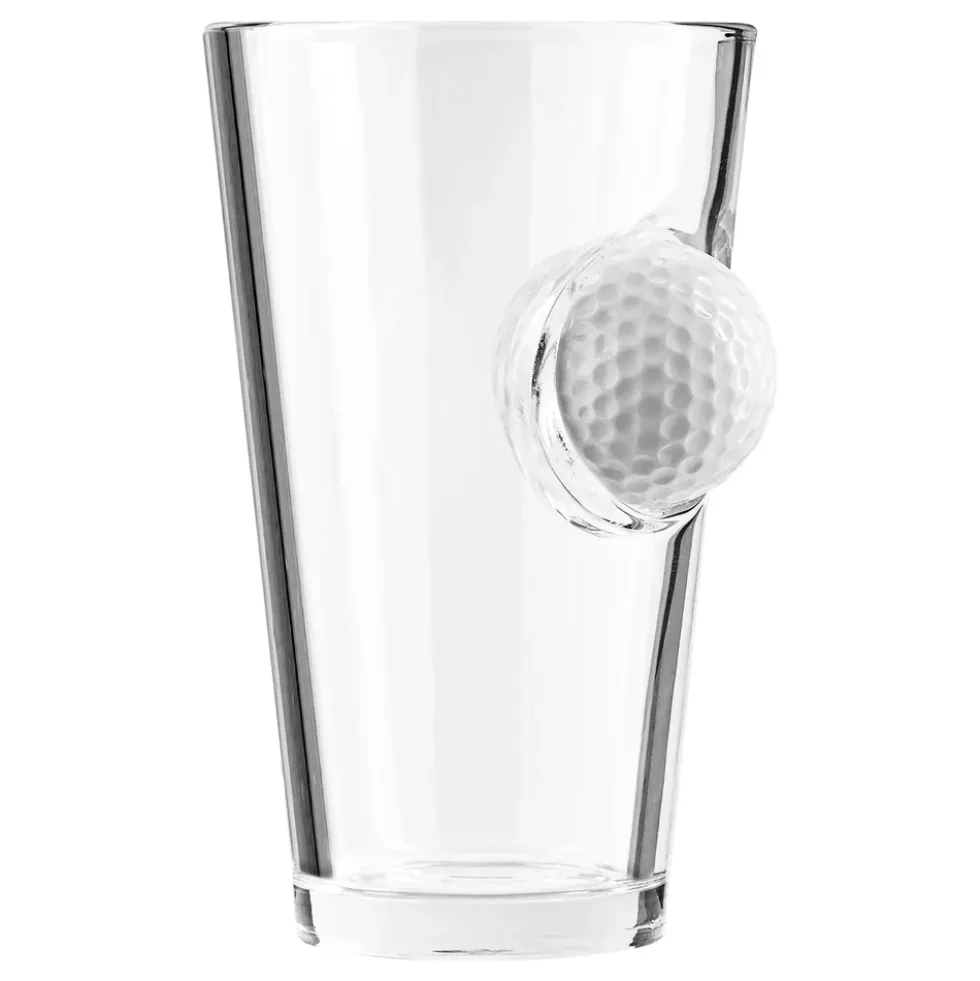 Ølglas med Golfbold