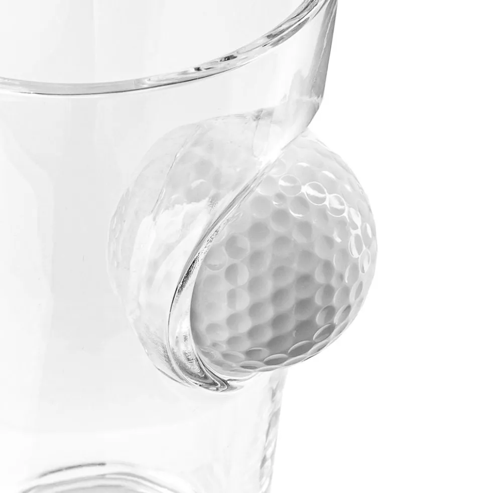 Ølglas med Golfbold
