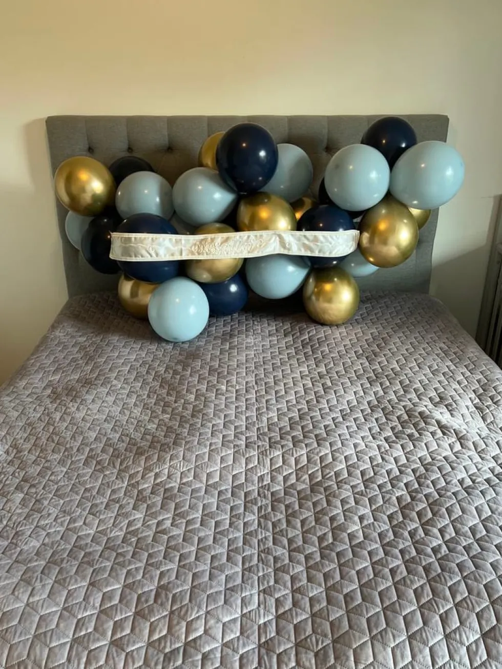 Loftsballoner Blå/Guld