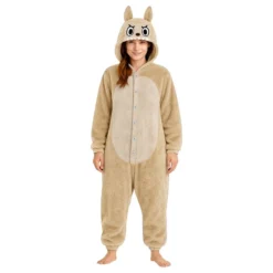Lulu Monster Beige Onesie Dame Kostume