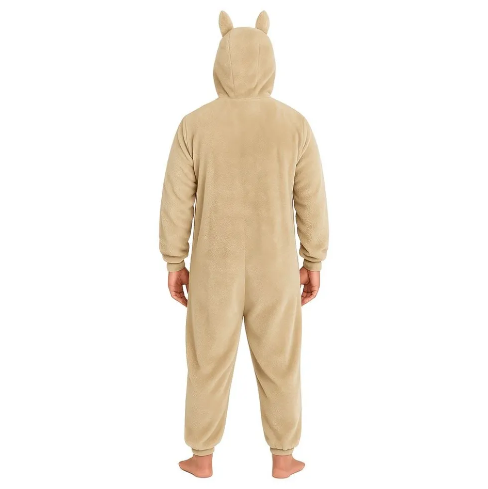 Lulu Monster Beige Onesie Herre Kostume