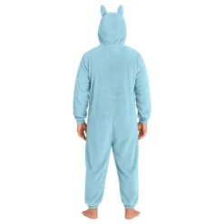 Lulu Monster Blå Onesie Dame Kostume