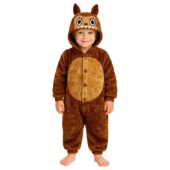 Lulu Monster Brun Onesie Børnekostume