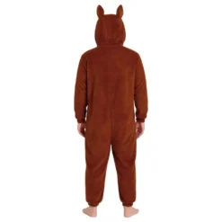 Lulu Monster Brun Onesie Dame Kostume