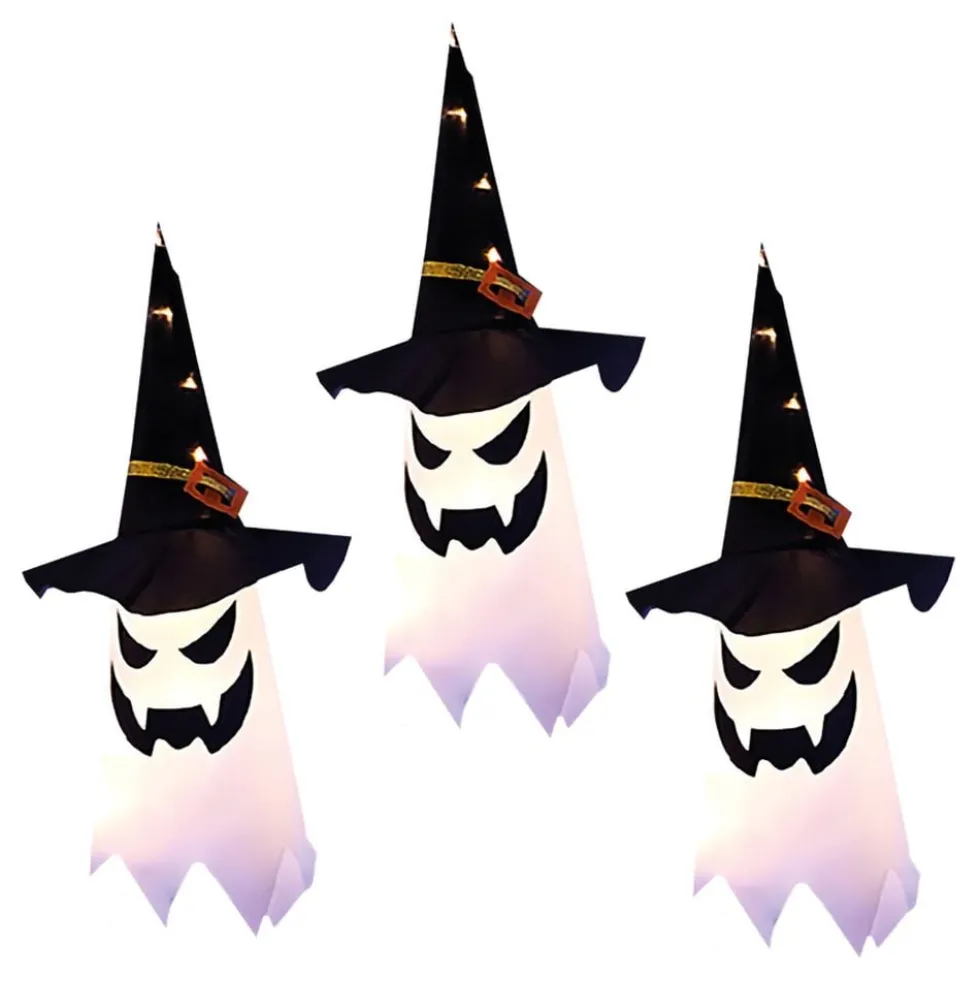 Lysende Halloween-spøgelser Dekoration