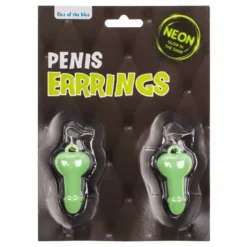 Lysende Penis Øreringe
