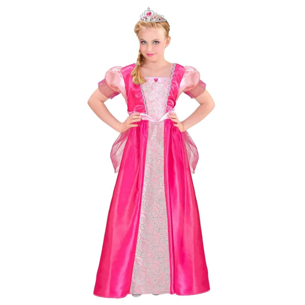 Lyserød Prinsesse Børnekostume