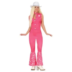 Lyserød Western Cowgirl Kostume