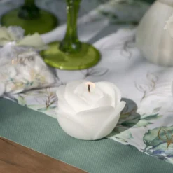 Lys Roseformet Hvid