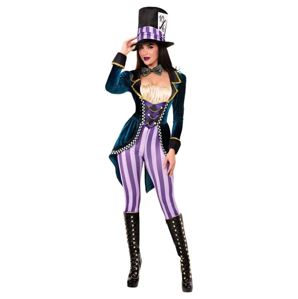Mad Hatter Jumpsuit Deluxe Kostume