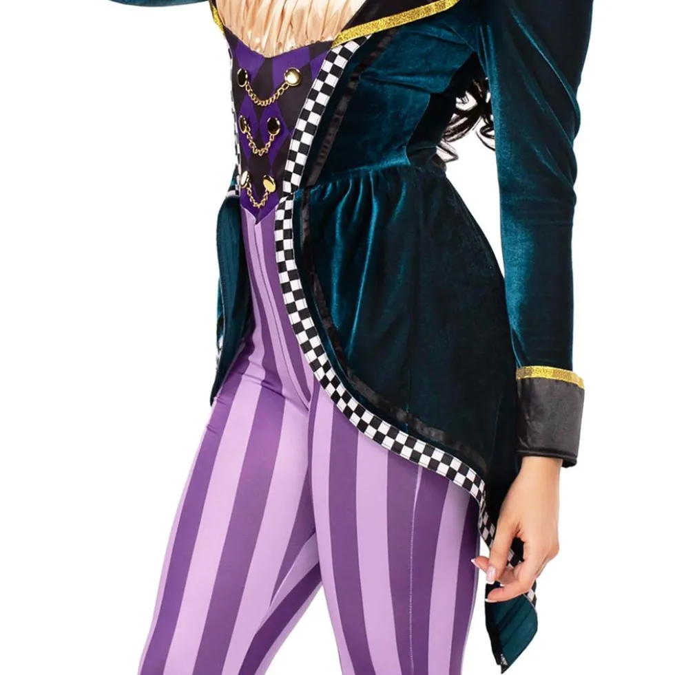 Mad Hatter Jumpsuit Deluxe Kostume