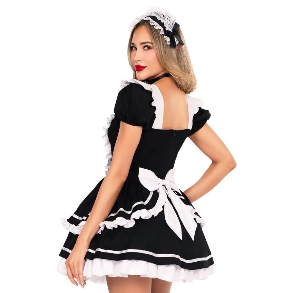 Maid to Flirt Kjole Deluxe Kostume