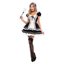 Maid to Flirt Kjole Deluxe Kostume