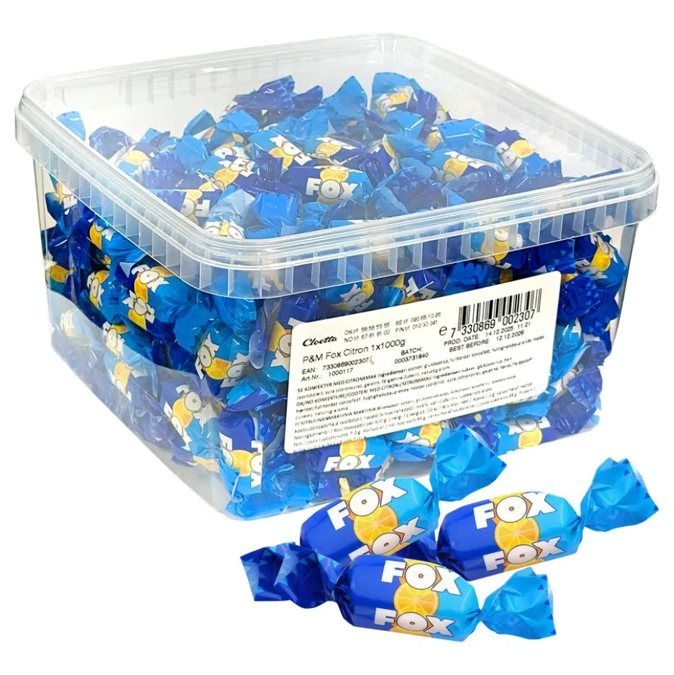 Malaco Fox Citron Økonomipakke